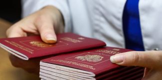 First designed in cryptobiina passport issued in Russia