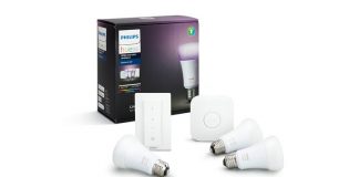 System overview the "smart" lighting and Philips Hue lamp Hue Go: light on when