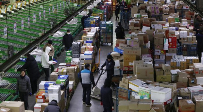 The delivery service blamed customs delays of online shopping from abroad