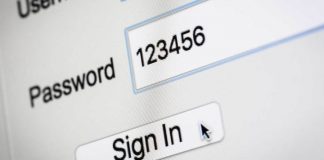 The study identified the most common insecure password